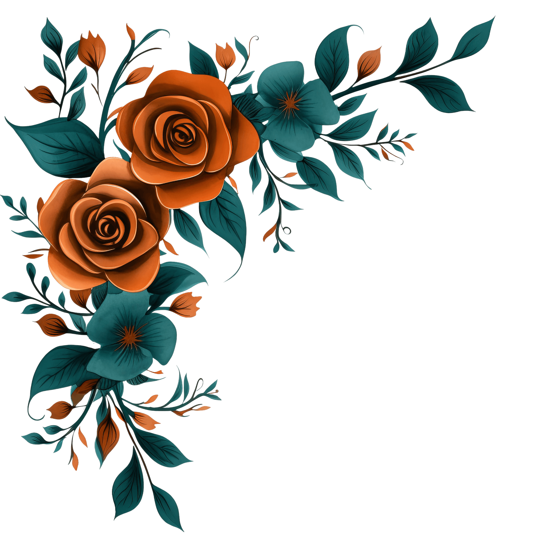 Curved flowers