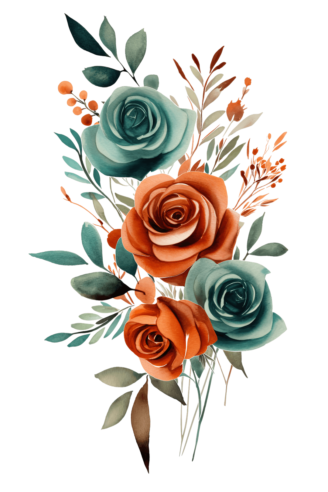 Left flowers