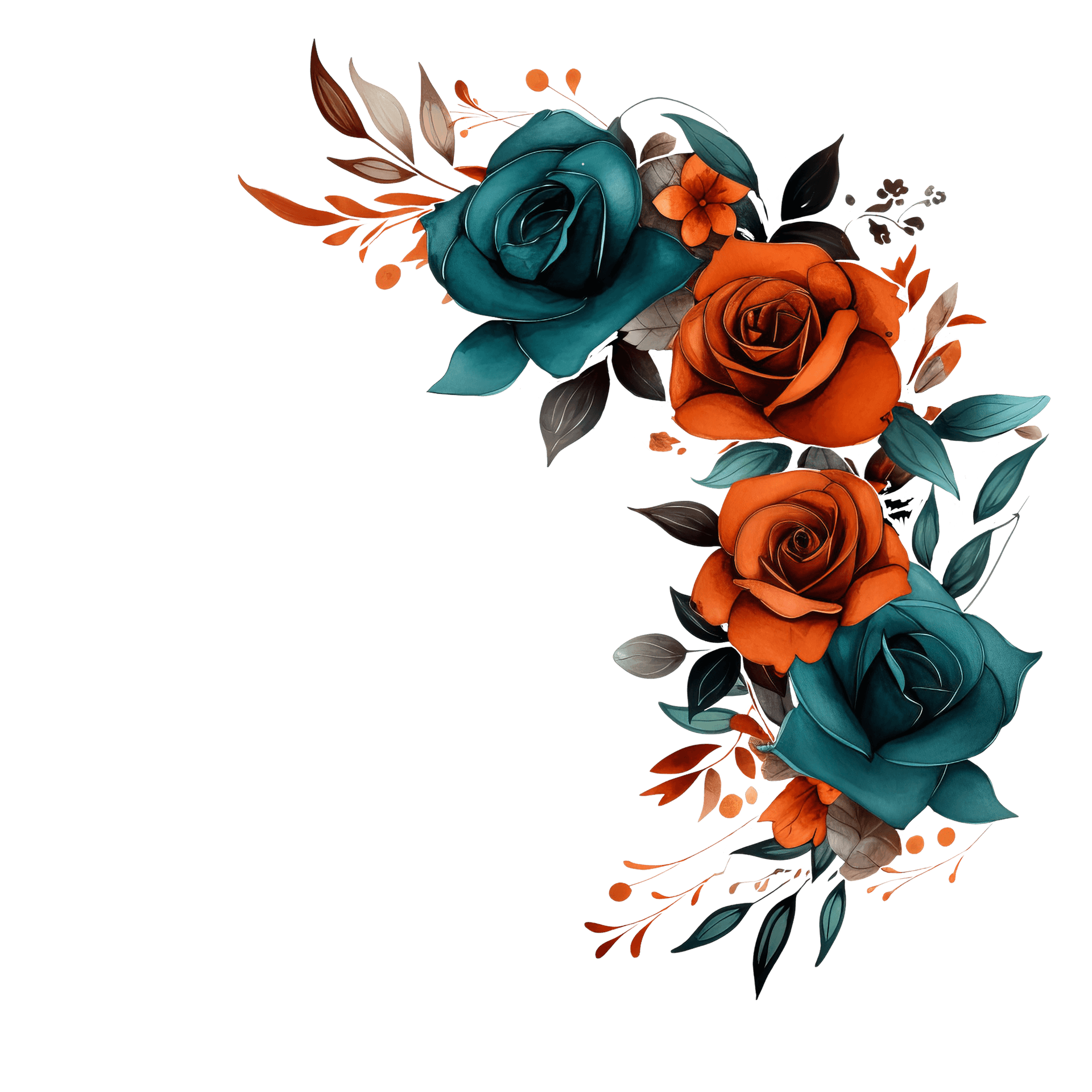 Curved flowers