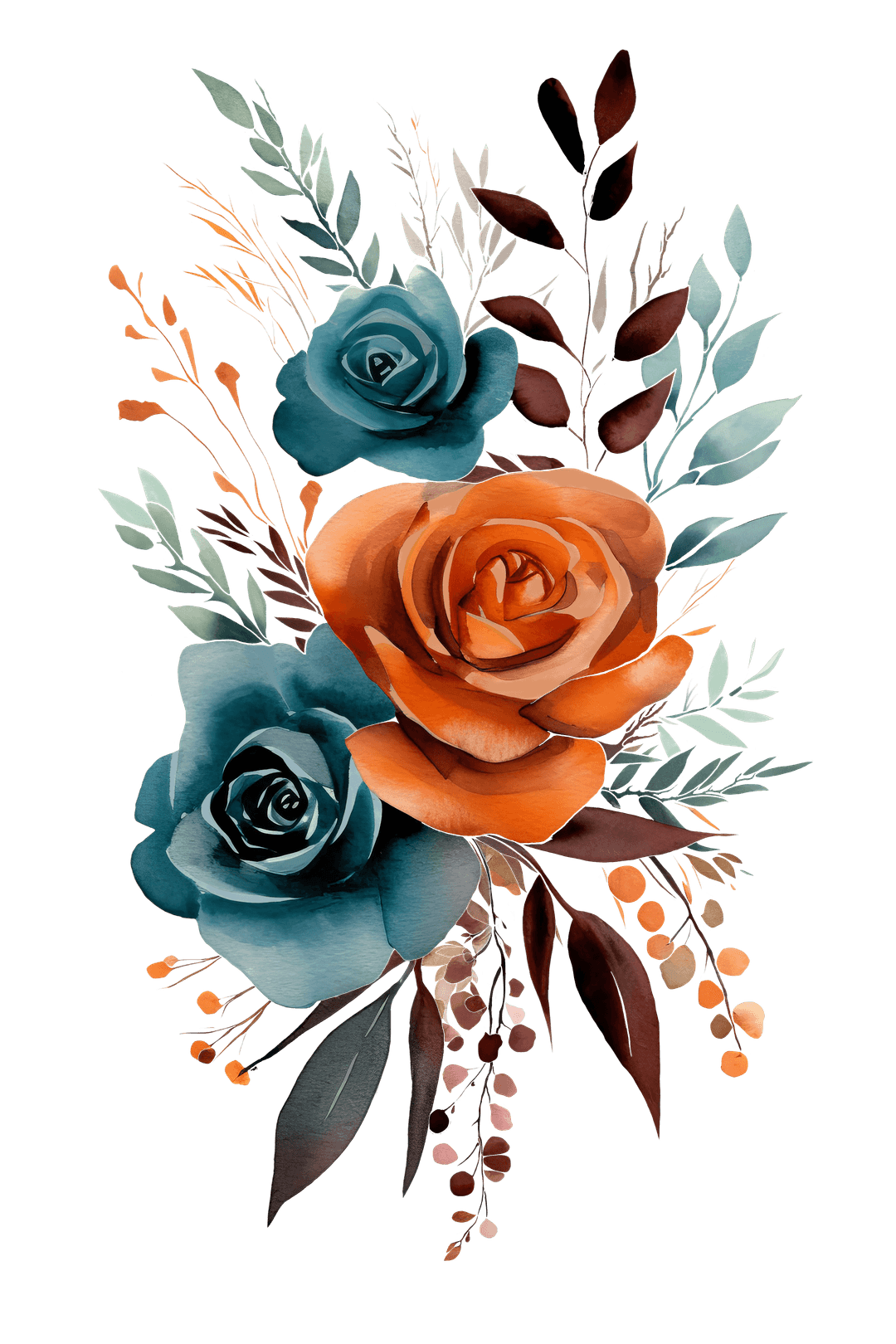 Left flowers